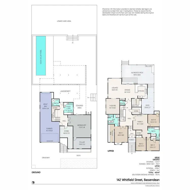 Floorplan of Homely house listing, 142 Whitfield Street, Bassendean WA 6054