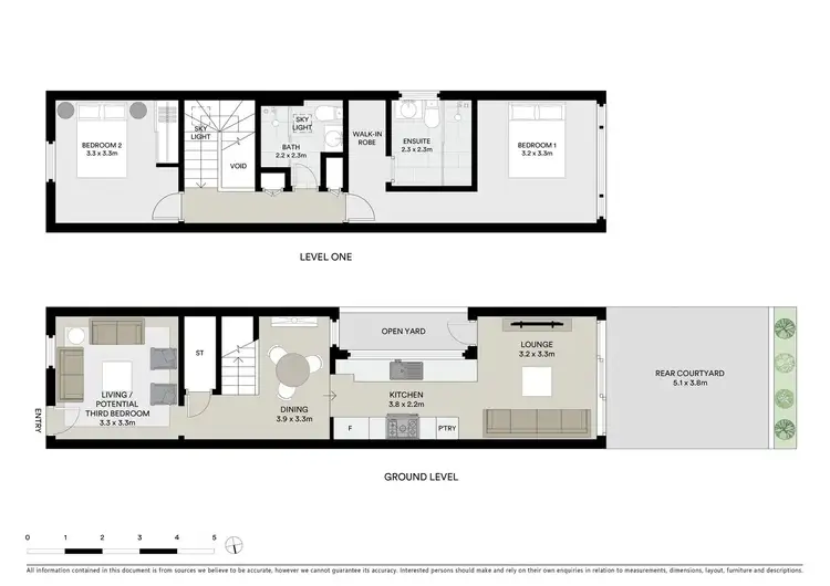 Floorplan of Homely terrace listing, 4 Iris Street, Paddington NSW 2021