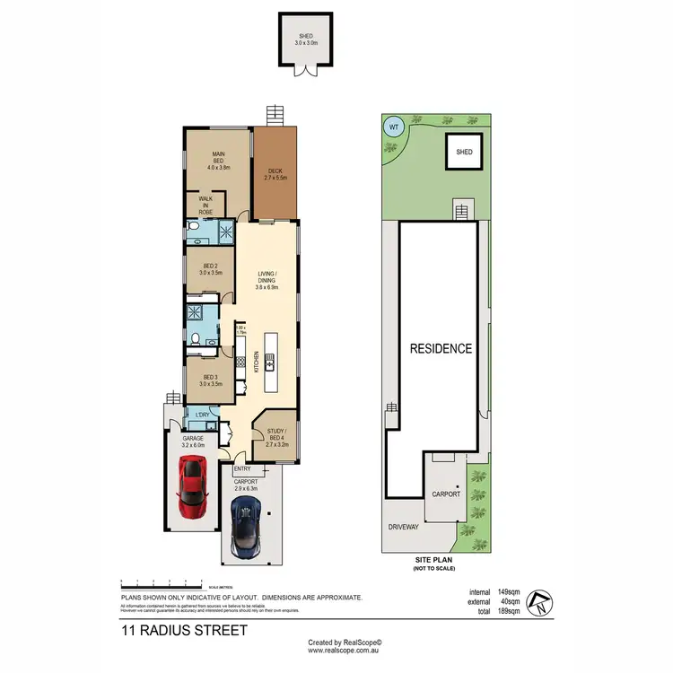 Floorplan of Homely house listing, 11 Radius Street, Wynnum QLD 4178