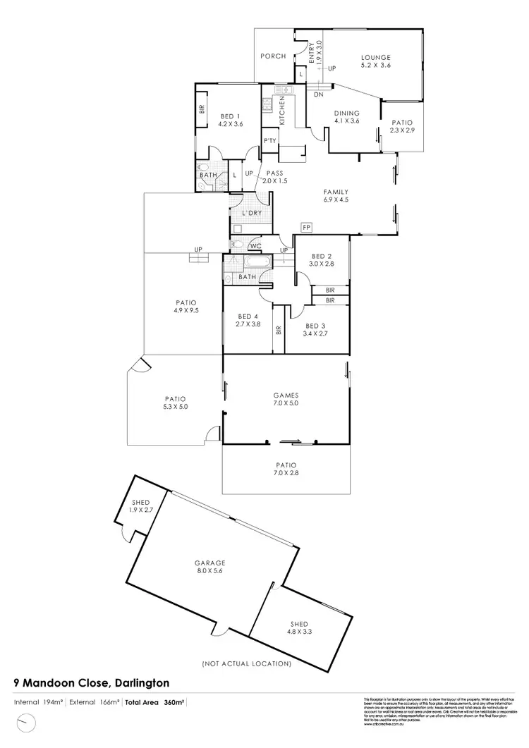 Floorplan of Homely house listing, 9 Mandoon Close, Darlington WA 6070