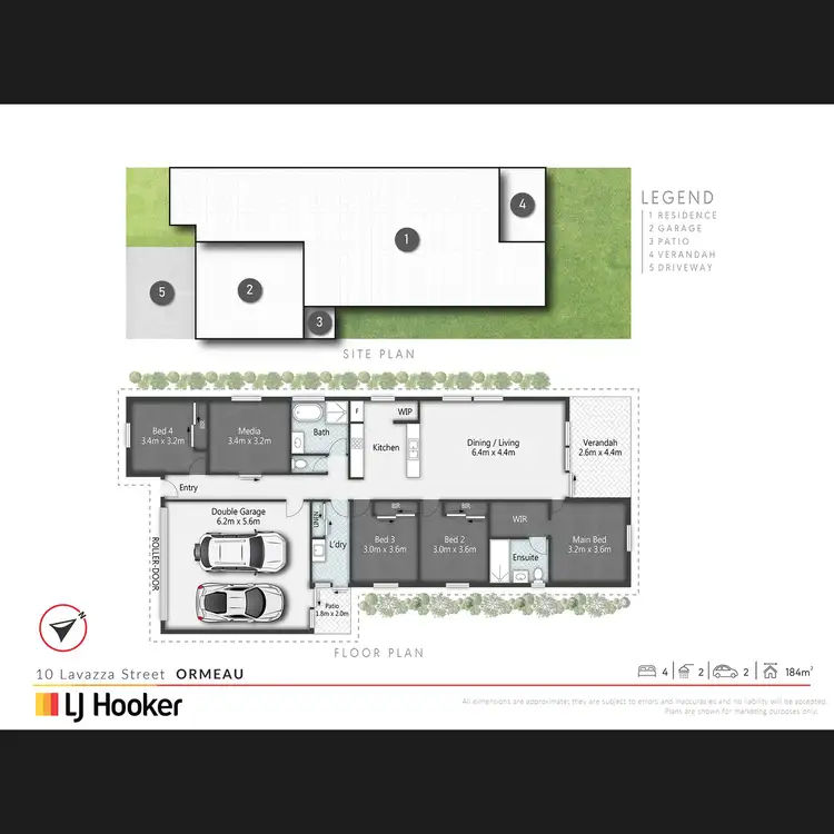 Floorplan of Homely house listing, 10 Lavazza Street, Ormeau QLD 4208