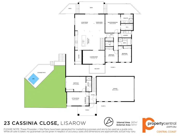 Floorplan of Homely house listing, 23 Cassinia Close, Lisarow NSW 2250