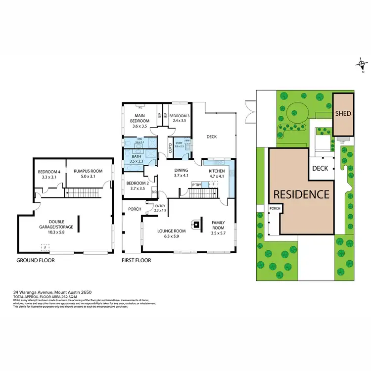 Floorplan of Homely house listing, 34 Waranga Avenue, Mount Austin NSW 2650