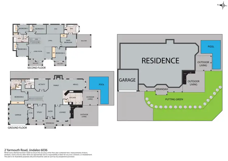 Floorplan of Homely house listing, 2 Yarmouth Road, Jindalee WA 6036