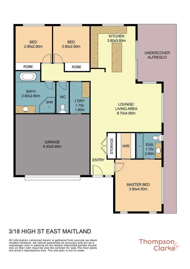 Floorplan of Homely villa listing, 3/18 High Street, East Maitland NSW 2323