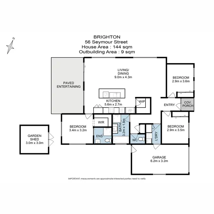 Floorplan of Homely house listing, 56 Seymour Street, Brighton TAS 7030