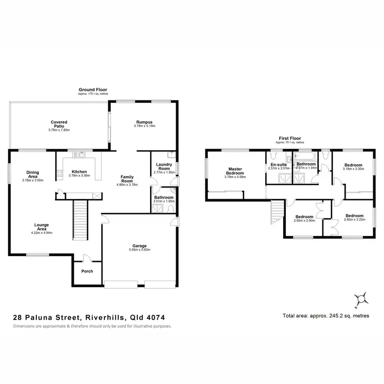 Floorplan of Homely house listing, 28 Paluna Street, Riverhills QLD 4074