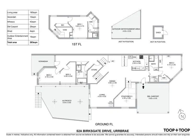 Floorplan of Homely house listing, 52A Birksgate Drive, Urrbrae SA 5064