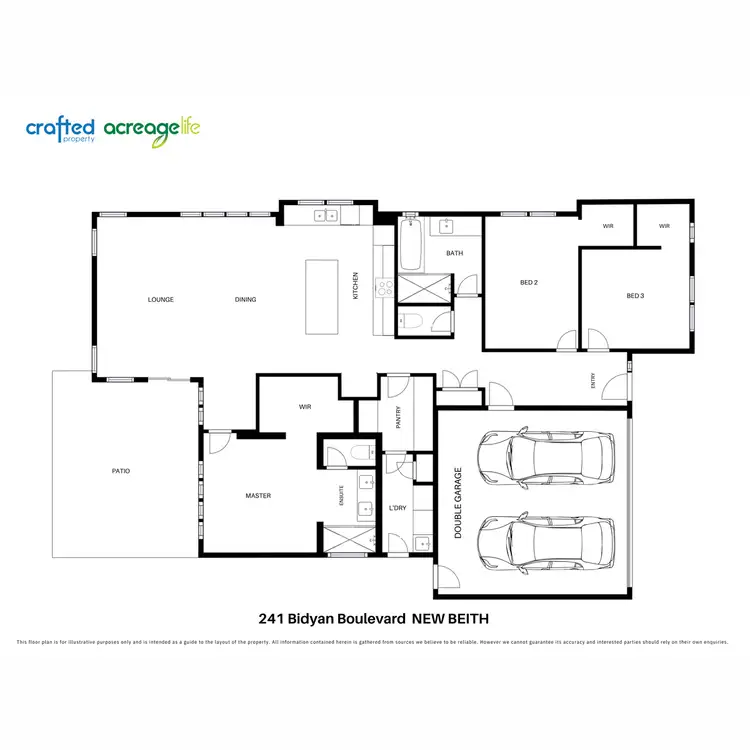 Floorplan of Homely rural property listing, 241 Bidyan Boulevard, New Beith QLD 4124