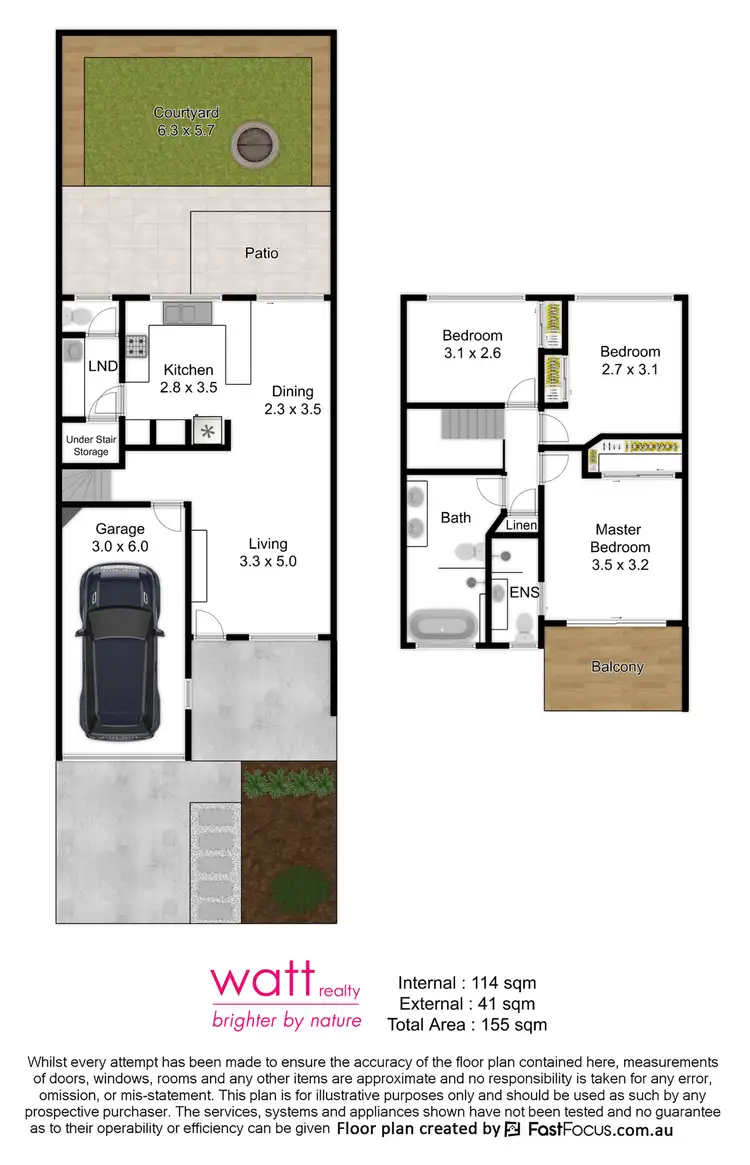 Floorplan of Homely townhouse listing, 9/6 Myrtle Crescent, Bridgeman Downs QLD 4035