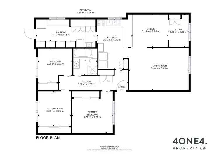 Floorplan of Homely house listing, 84 Coleman Street, Moonah TAS 7009