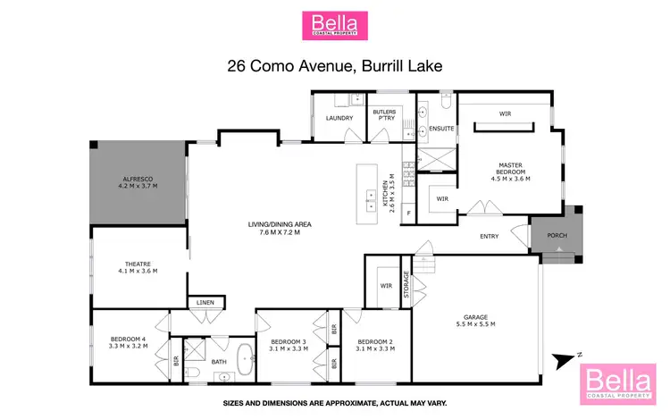 Floorplan of Homely house listing, 26 Como Avenue, Burrill Lake NSW 2539