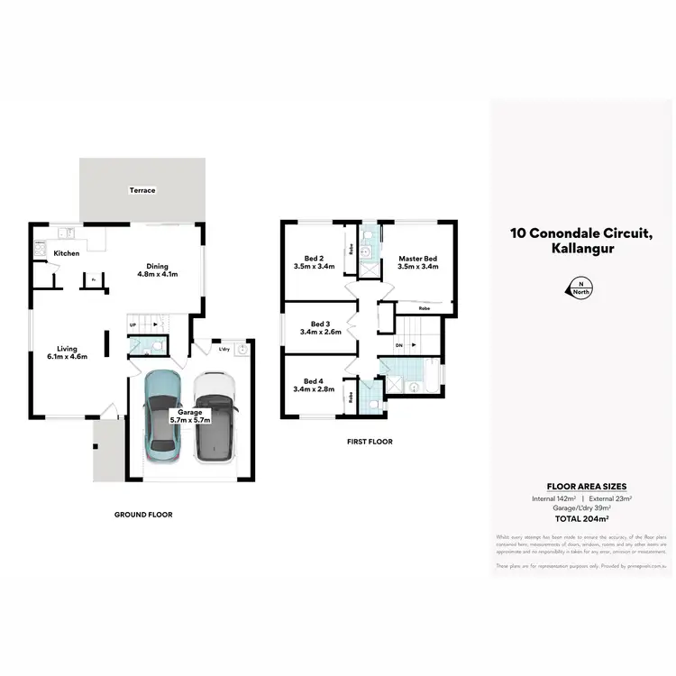 Floorplan of Homely house listing, 10 Conondale Circuit, Kallangur QLD 4503
