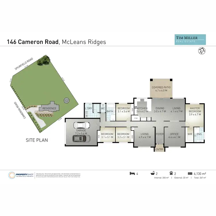 Floorplan of Homely house listing, 146 Cameron Road, Mcleans Ridges NSW 2480