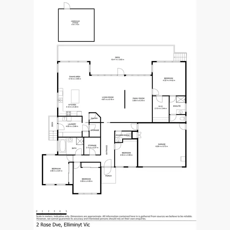 Floorplan of Homely house listing, 2 Rose Drive, Elliminyt VIC 3250