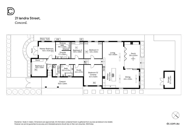 Floorplan of Homely house listing, 21 Iandra Street, Concord West NSW 2138