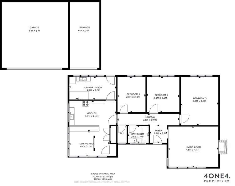 Floorplan of Homely house listing, 15 Centreway Avenue, Wayatinah TAS 7140
