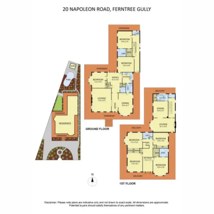 Floorplan of Homely house listing, 20 Napoleon Road, Ferntree Gully VIC 3156