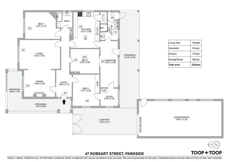 Floorplan of Homely house listing, 47 Robsart Street, Parkside SA 5063