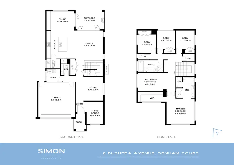 Floorplan of Homely house listing, 8 Bushpea Avenue, Denham Court NSW 2565