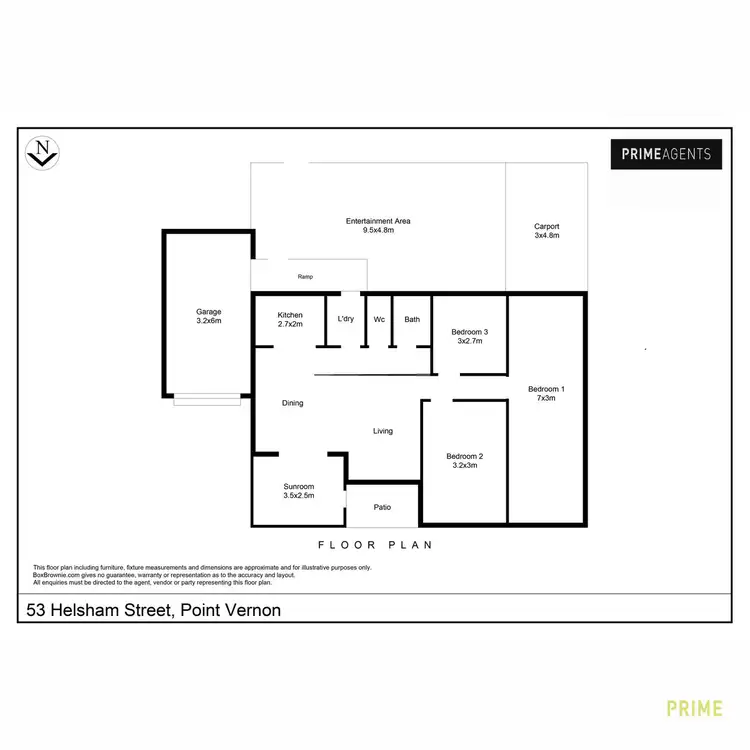 Floorplan of Homely house listing, 53 Helsham Street, Point Vernon QLD 4655