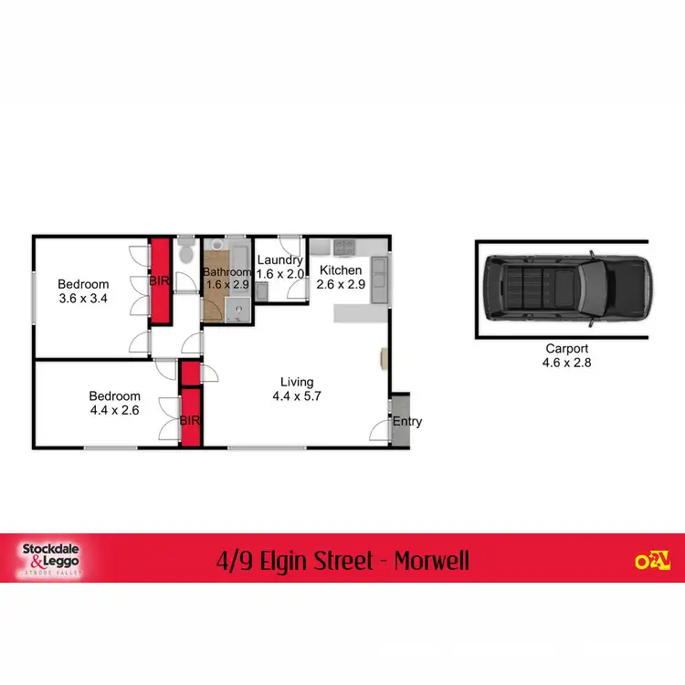 Floorplan of Homely house listing, 4/9 Elgin Street, Morwell VIC 3840