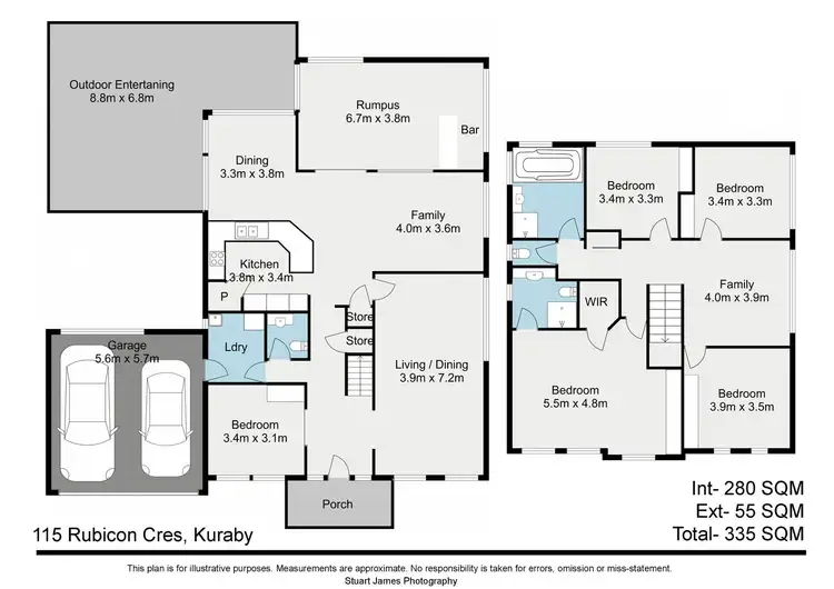 Floorplan of Homely house listing, 115 Rubicon Crescent, Kuraby QLD 4112