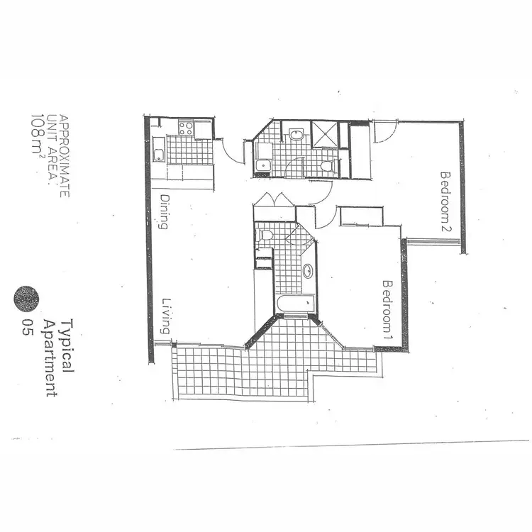 Floorplan of Homely apartment listing, 705/44 Ferry Street, Kangaroo Point QLD 4169