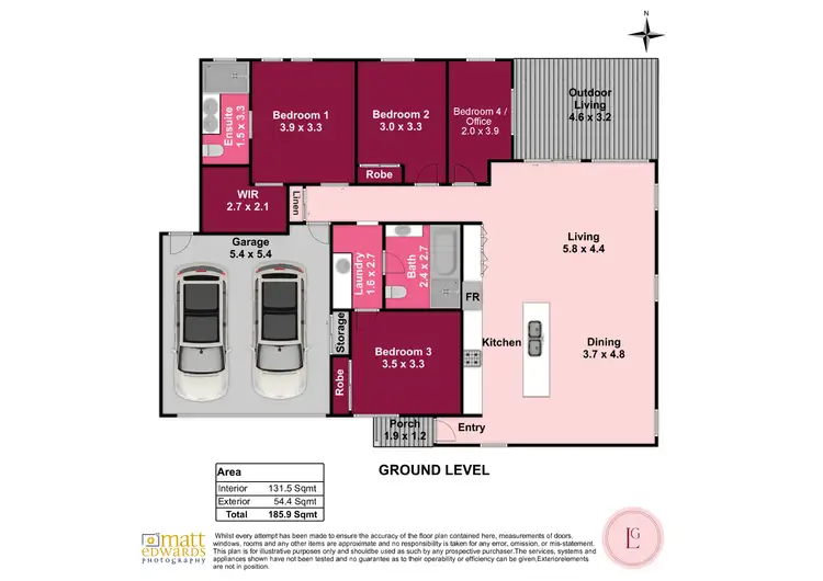 Floorplan of Homely villa listing, 4/19 Crown Street, Rangeville QLD 4350