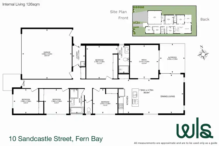 Floorplan of Homely house listing, 10 Sandcastle Street, Fern Bay NSW 2295