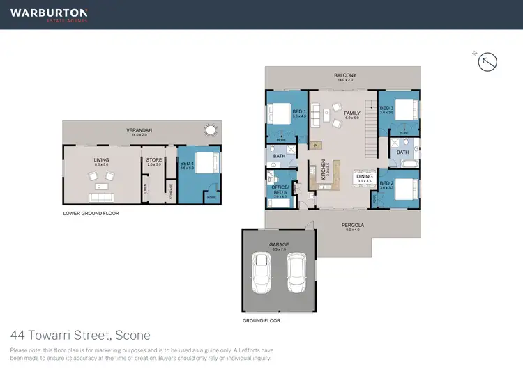 Floorplan of Homely house listing, 44 Towarri Street, Scone NSW 2337
