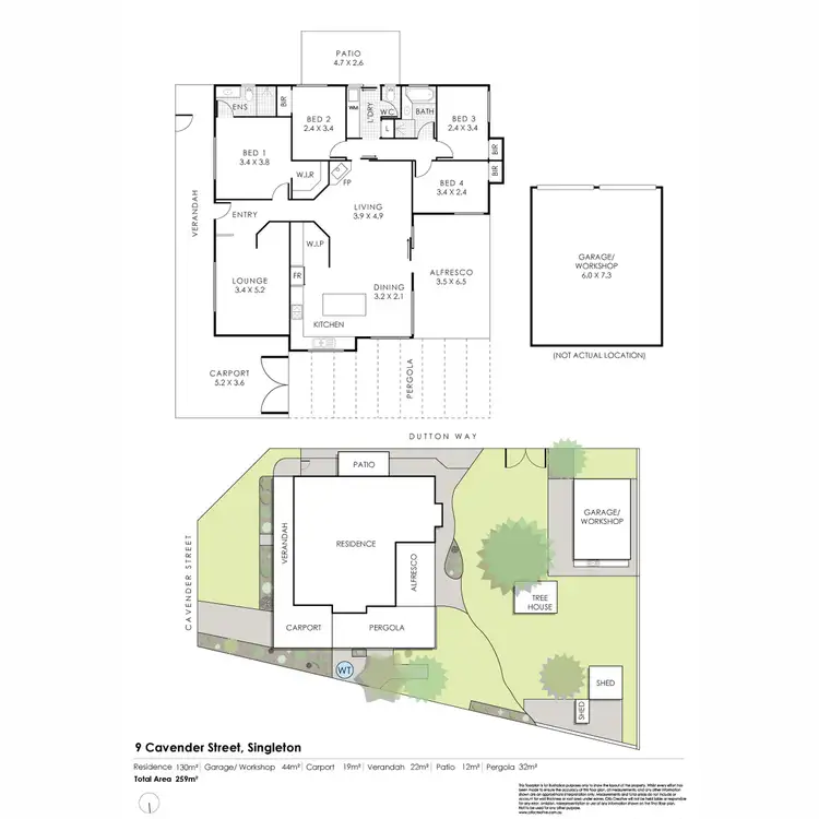 Floorplan of Homely house listing, 9 Cavender Street, Singleton WA 6175