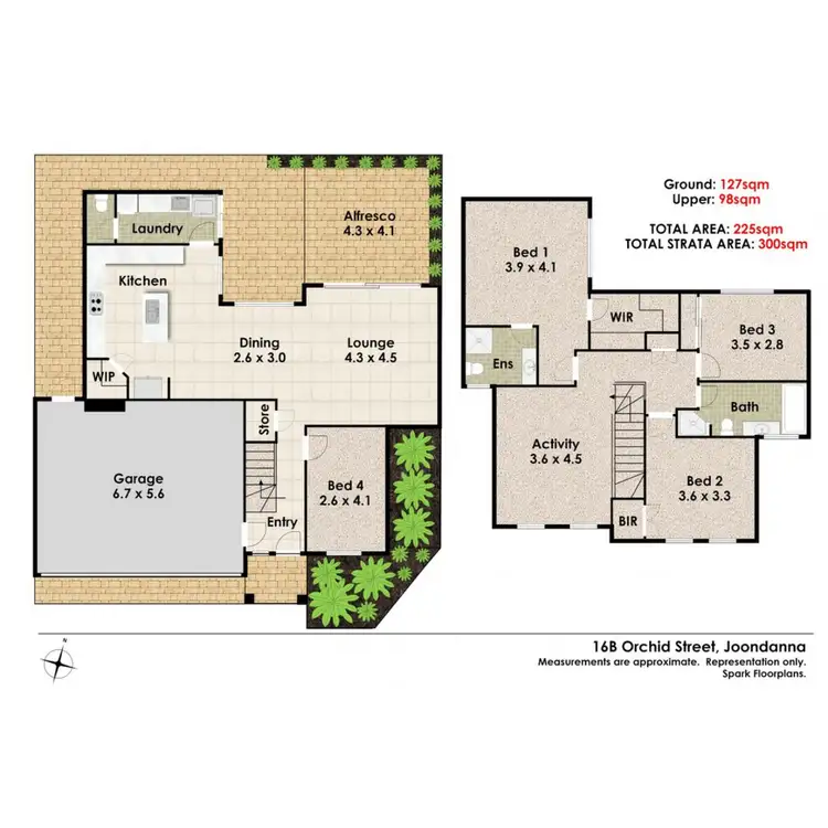 Floorplan of Homely house listing, 16b Orchid Street, Joondanna WA 6060