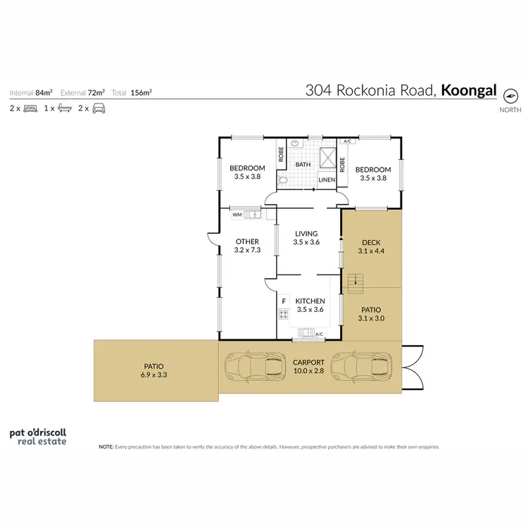 Floorplan of Homely house listing, 304 Rockonia Road, Koongal QLD 4701