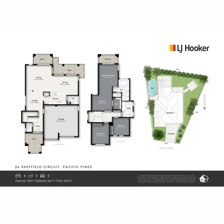 Floorplan of Homely house listing, 34 Sheffield Circuit, Pacific Pines QLD 4211