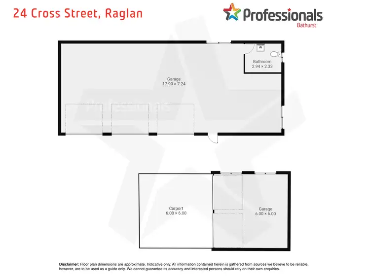 Floorplan of Homely land listing, 24 Cross Street, Raglan NSW 2795