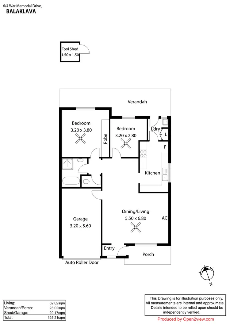 Floorplan of Homely unit listing, 6/4 War Memorial Drive, Balaklava SA 5461