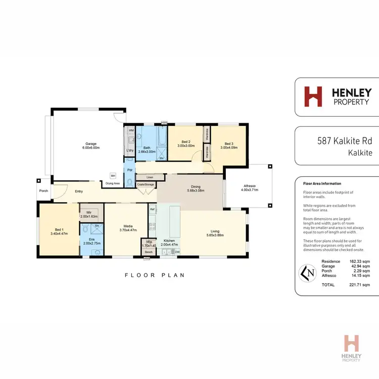 Floorplan of Homely house listing, 587 Kalkite Road, Kalkite NSW 2627