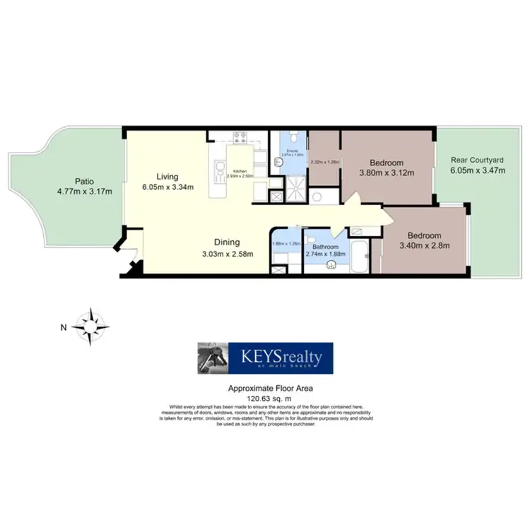 Floorplan of Homely apartment listing, MAIN PLACE 32 Cronin Avenue, Main Beach QLD 4217