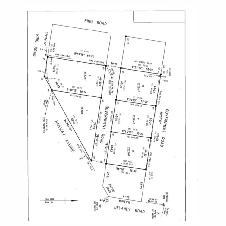Floorplan of Homely land listing, 42 Railway Avenue, Munro VIC 3862