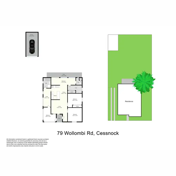 Floorplan of Homely house listing, 79 Wollombi Road, Cessnock NSW 2325