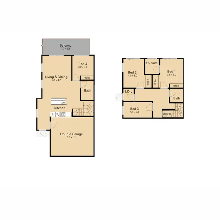 Floorplan of Homely townhouse listing, 67/1 Grange Boulevard, Upper Coomera QLD 4209