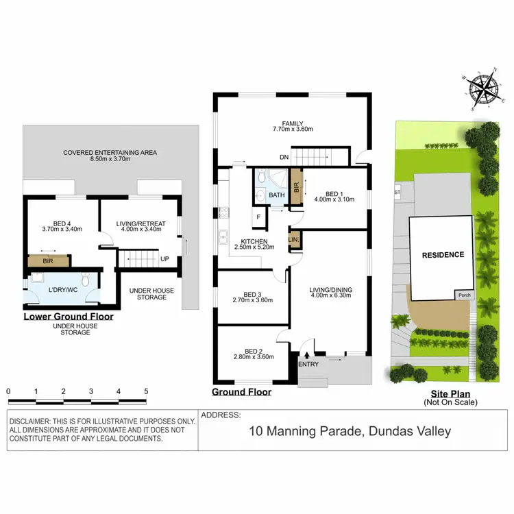 Floorplan of Homely house listing, 10 Manning Parade, Dundas Valley NSW 2117