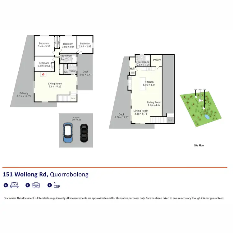 Floorplan of Homely rural property listing, 151 Wollong Road, Quorrobolong NSW 2325
