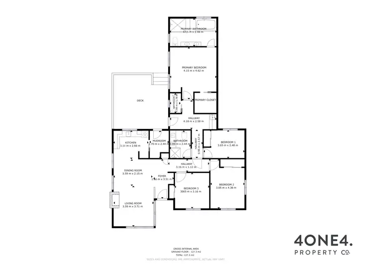 Floorplan of Homely house listing, 3 Bexley Place, Glenorchy TAS 7010