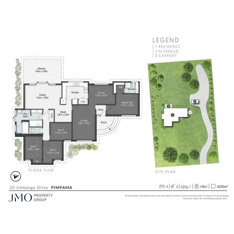 Floorplan of Homely rural property listing, 20 Umbango Drive, Pimpama QLD 4209