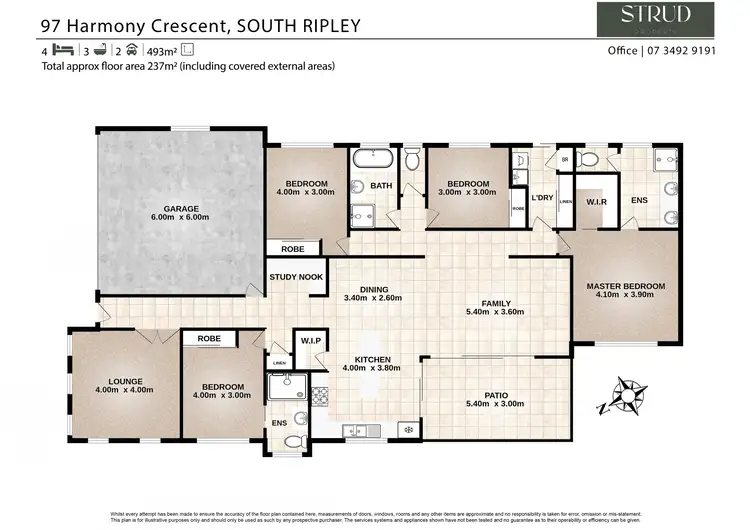 Floorplan of Homely house listing, 97 Harmony Crescent, South Ripley QLD 4306