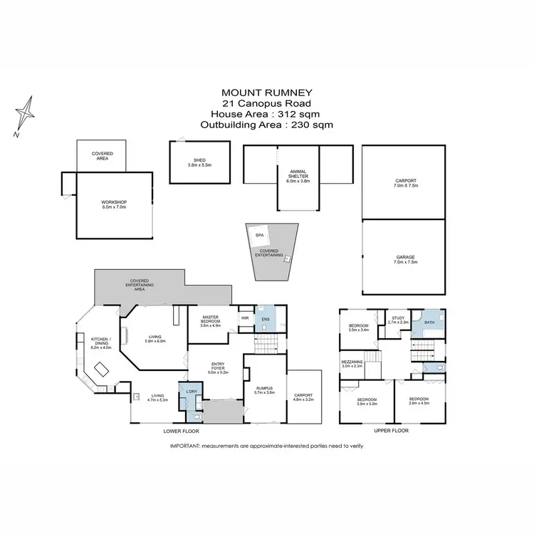 Floorplan of Homely rural property listing, 21 Canopus Road, Mount Rumney TAS 7170