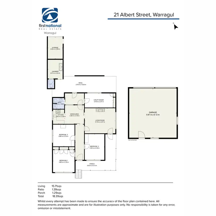 Floorplan of Homely house listing, 21 Albert Street, Warragul VIC 3820