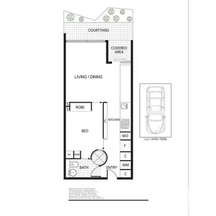 Floorplan of Homely apartment listing, 515/22 Dorcas Street, Southbank VIC 3006